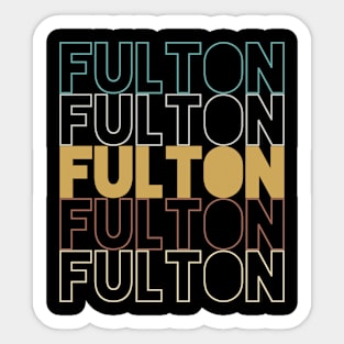 Fulton Sticker